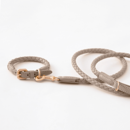 Laisse FERDINANDO Taupe 2.8