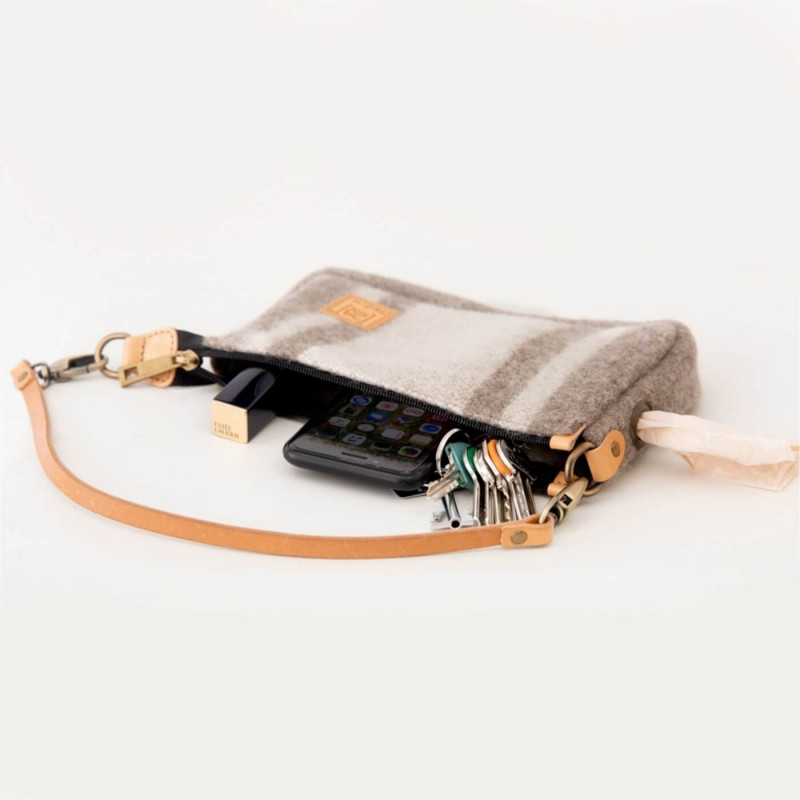 Pochette MINI INGE en laine 2.8 - Naturel